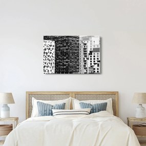 Fekete-fehér építészet képe (90x60 cm)