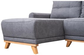 AKCIÓ világosszürke sarok ülőgarnitúra ORANGE, kétoldalas II. osztály