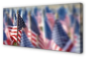 Canvas képek Amerikai zászló 100x50 cm