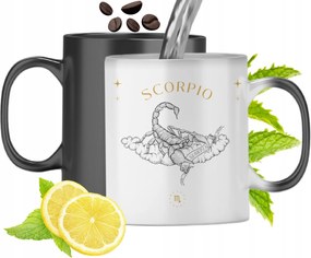 Mágikus Bögre Csillagjegyek Színváltó Nyomtatott Fényképpel