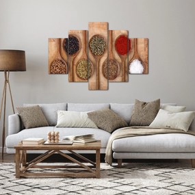 Kép - fűszerek a kanálon (150x105 cm)