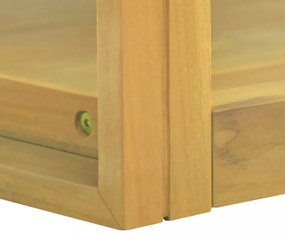 tömör tíkfa falra szerelhető fürdőszobaszekrény 90 x 45 x 35 cm