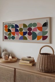 Artsmdfyty7-50120 keretezett MDF falikép, 50 x 120 cm