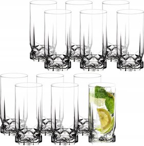 Italos Poharak 12x 325ml Víz Magas Pohár Szett