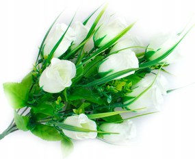 Rózsacsokor Ecru rózsák művirágok csokorban 12 virág