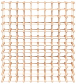 tömör fenyőfa bortartó 120 palackhoz 112,5x23x123,5 cm