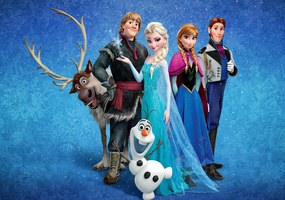 Poszter Vászonkép Jégvarázs Frozen 70x50 cm 17