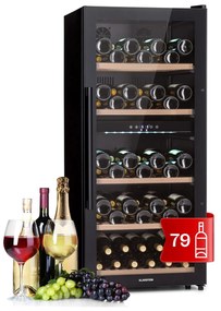 Barossa 79 Duo, borhűtő, 79 palack, 204 liter, 2 zóna