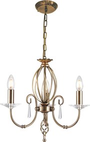 Elstead klasszikus csillár aegean sárgaréz elsag3-aged-brass