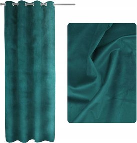 Sötétítő függöny velúr 140x250 Sötét Türkiz Pacific