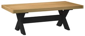dohányzóasztal NOAIN X alakú lábak 120x60x40cm tömör fa fenyőfa