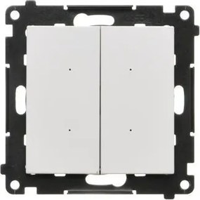 Kontakt-Simon Elektronikus csatlakozó dupla fehér matt TEW2.01/111