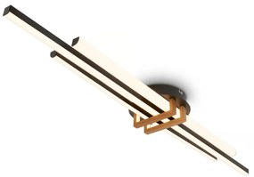 Brilo - TINKA LED mennyezeti lámpatest 30W/230V 3000K fekete