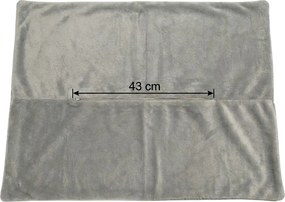 AKCIÓ Mikroplüss ágyneműhuzat VELSOFT szürke II. osztály Ágyneműhuzat mérete: 70 x 90 cm | 140 x 200 cm