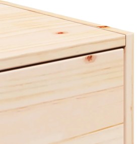 Éjjeli asztal fiókkal Barna 50 x 32.5 x 24 cm Tömör fenyőfa