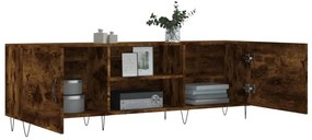 füstös tölgy színű szerelt fa TV-szekrény 150 x 30 x 44,5 cm