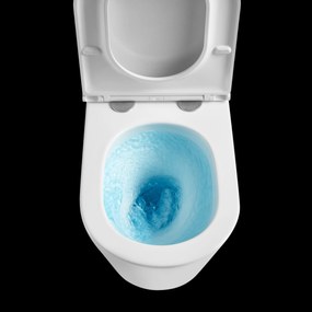 Invena Limnos, falra szerelhető wc csésze Swirlflush 490x370x360 mm + wc ülőke lassan záródó, fehér, INV-CE-93-001-L