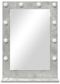 pipere tükör Beton szürke Beton 70 x 50 x 18 cm Tükör