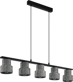 Eglo HILCOTT 39855 Függőlámpa 5x40W/E27
