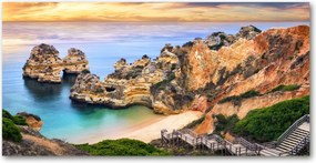 Fotó üvegkép Lagos Portugália 140x70