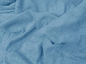 Frottír gumis lepedő EXCLUSIVE kék 90 x 200 cm