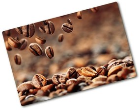 Edzett üveg vágódeszka Minőségi kávébab pl-ko-80x52-f-49006486
