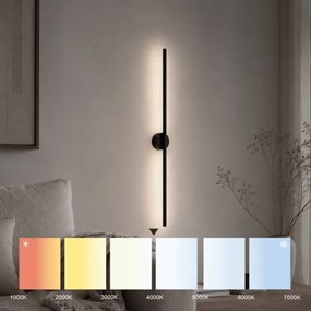 LED fali lámpatest LANA LED/7W/230V 4000K fekete