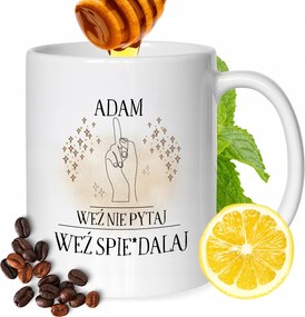 Bögre Ádám Férj Barátjának Nyomtatott Ajándék Fehér 330ml