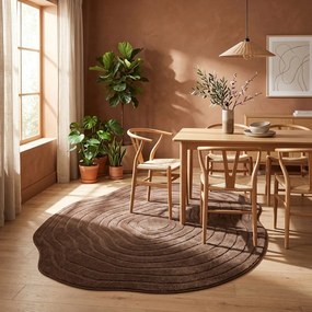 Barna szőnyeg 160x230 cm Pebble – ESTE