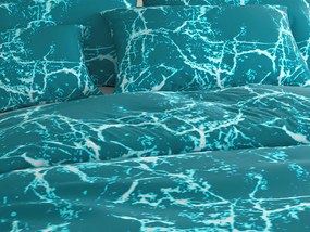 TEMPESTA türkiz pamut ágyneműhuzat Ágyneműhuzat mérete: 70 x 90 cm | 140 x 200 cm