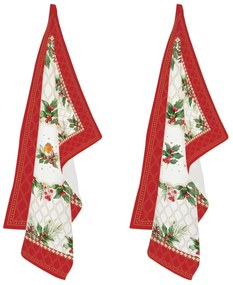 Karácsonyi Konyharuha szett 2 db-os pamut Christmas Berries