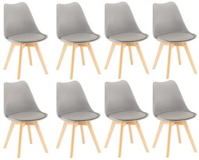 Silla étkezőszék 8 db szürke színben