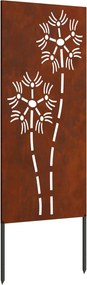 vidaXL Kertvédő vászon Rozsdás 50 x 140 cm Időjárásálló acél