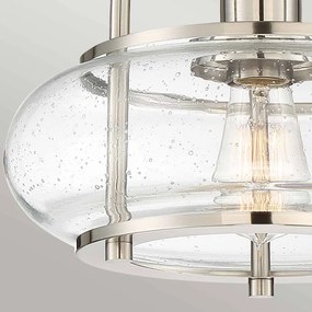 Elstead Lighting QUOIZLE QZ-TRILOGY-SFS-BN Plafonlámpa 1x60W/E27