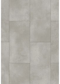 Mexen Imperial Grey SPC 6,5 mm-es vinil padlóburkolat minta, IXPE 1,5 mm-es alátét, 4 V-fuga, Beton - F1154-S