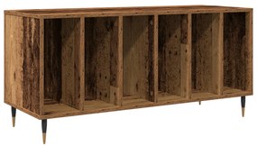 Rekeszes Szekrény Régi Fa 100x38x48 cm Műgyanta