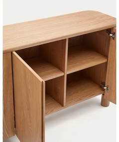 Natúr színű komód kőrisfa dekorral 200x79x40 cm Salaya – Kave Home