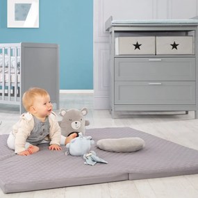 Sötétszürke játszószőnyeg 120x120 cm Style – Roba