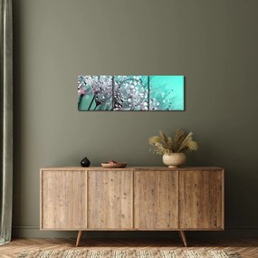 Kép - harmatos növény (órával) (90x30 cm)