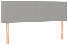 2 db világosszürke szövet fejtámla 72 x 5 x 78/88 cm