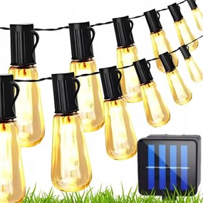 Napelemes Led Kerti FĂŒggĆlĂĄmpa 10 IzzĂł 3,5 MĂ©ter Boho