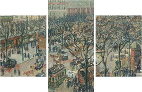 Kép - Camille Pissarro, Boulevard des Italiens, Morning, Sunlight, reprodukciók (90x60 cm)