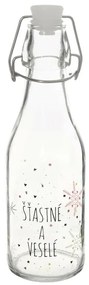 Orion Palack zárókapoccsal Vločka piros, 0,29 l, 290 ml