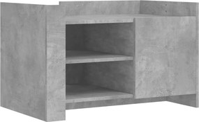 vidaXL betonszürke szerelt fa dohányzóasztal 80 x 50 x 50 cm