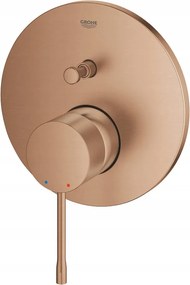 Essence egykaros csaptelep két vízkimenet működtetéséhez, brushed warm su