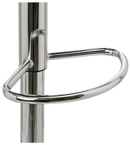 Fekete kárpitozott állítható magasságú bárszék szett 2 db-os (ülésmagasság 73 cm) – Casa Selección