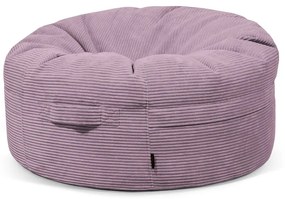 Lila kordbársony babzsákfotel Roll 105 – SLOWDOWN