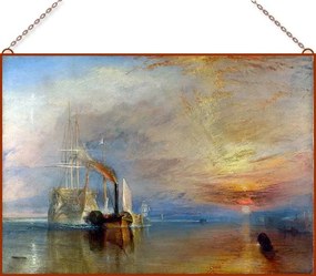 J. M. W. Turner - The Fighting Temeraire üvegkép, falikép