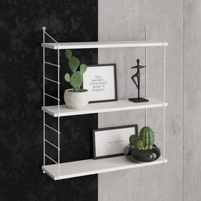 Armoni fali polc, magasfényű fehér, 72 cm – TR775DCM1685