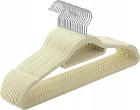 Ruhaakasztók Velúr Ruhaakasztó Velúr Bézs 50 Db